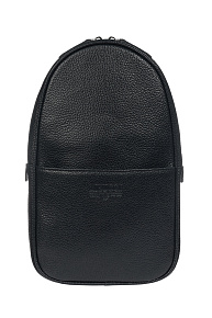 Сумка-слинг черного цвета с ремнем через плечо (О-78188 Black)