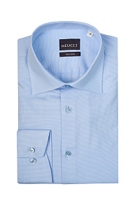 Рубашка голубая с эффектом NON IRON  (SL 9020 R 0291 NON/231117)